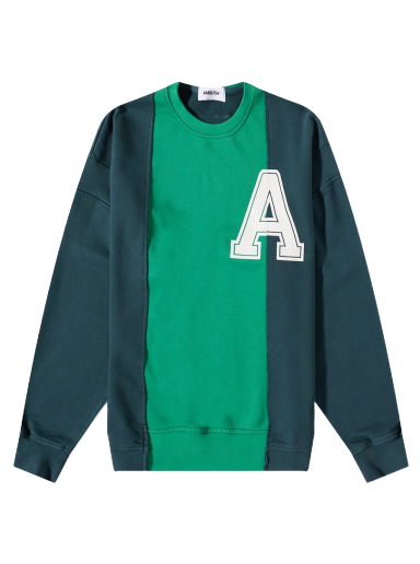 Sweater Ambush Varsity Crewneck Grön | BMBA026F22FLE0014802