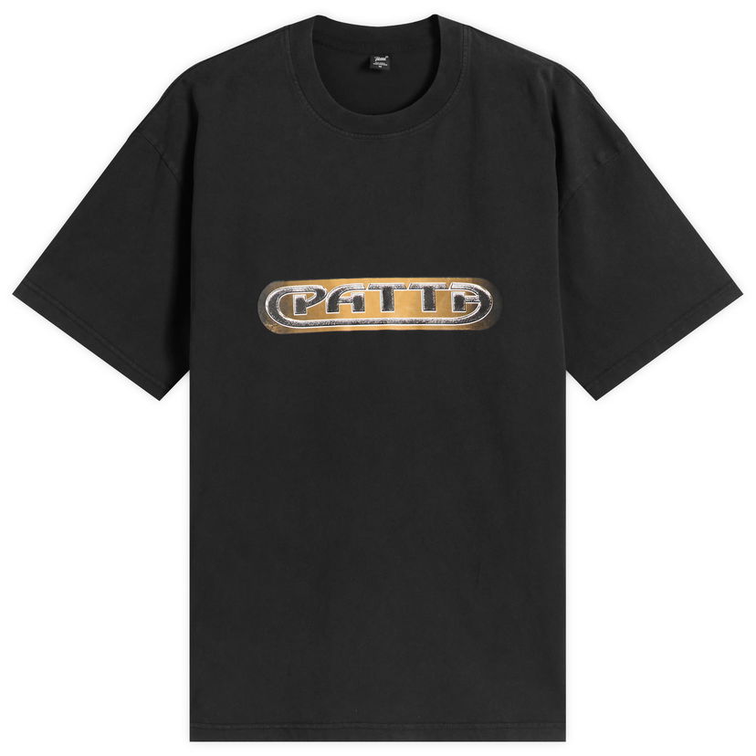 T-shirt Patta Patta Gilded Acid Washed T-Shirt, Size X-Small Svart | POC-AW25-1000-294-0013-001