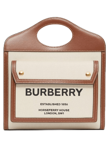 Handväska Burberry Mini Pocket Bag Brun | 8039361