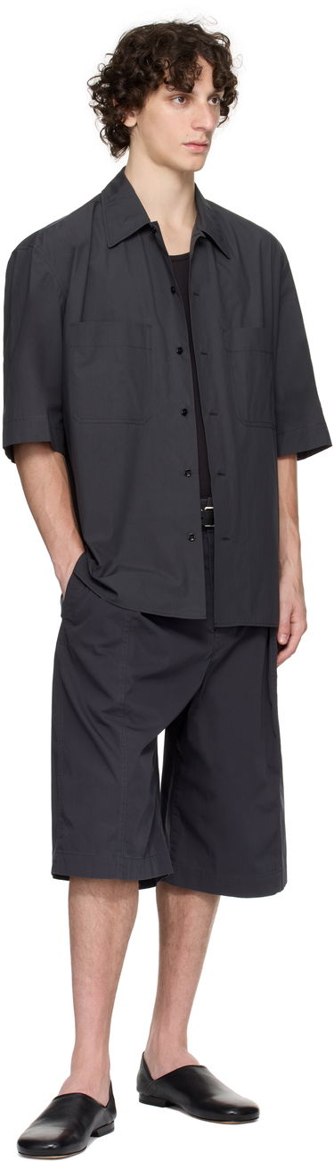 Skjorta LEMAIRE Lemaire Convertible Shirt Svart | SH1175 LF1364, 3