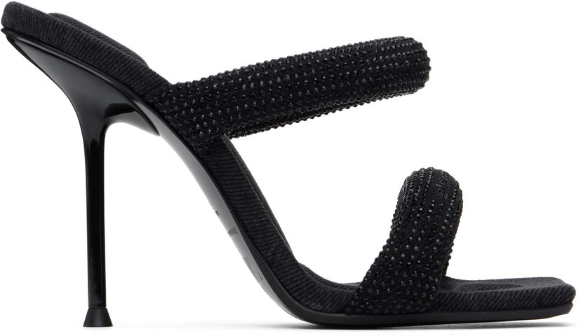 Sneakers och skor Alexander Wang Alexander Wang Julie 105mm Heeled Sandals Svart | 30125S004