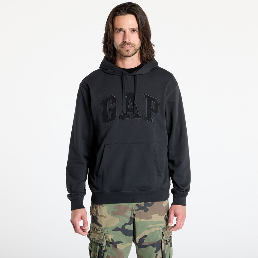 Sweatshirt GAP Logo Hoodie XL Svart | 868453-05