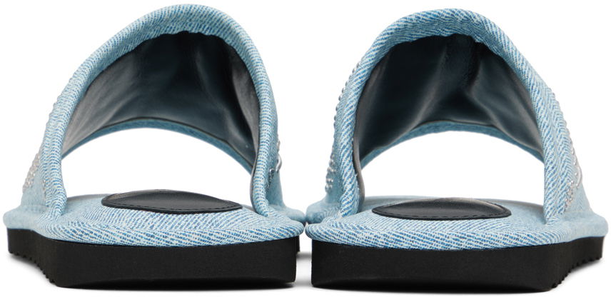 Tillbehör BY FAR BY FAR Ari Stud Slides Blå | 23CRARSDNMSTD, 1