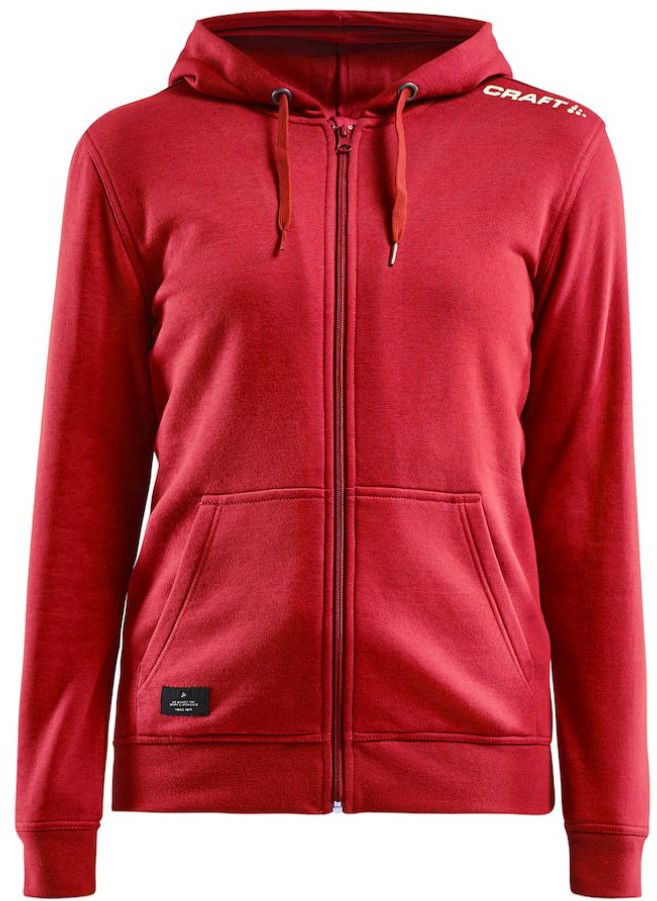 Sweatshirt Craft Craft Community FZ Hoodie Röd | 1908906-430000