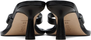 Skovård Aeyde Aeyde Daphne Leather Toe-Post Heeled Sandals Svart | A11-HS-AEAR75CI187-SS25-800-007, 1