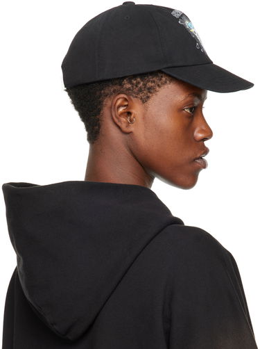 Keps We11done Character Print Cap Svart | WD-AH0-24-402-U-BK, 2