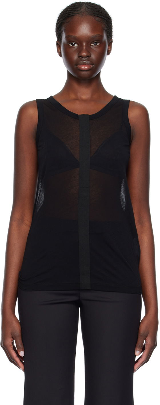 Linne Helmut Lang Helmut Lang Two-Way Tank Top Svart | O02HW510