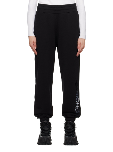 Byxor Moncler Flocked Lounge Svart | I20938H00013809KR