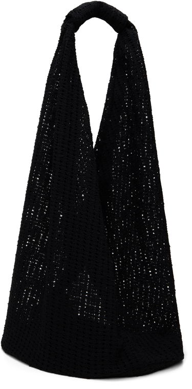 Tygpåse OUR LEGACY Our Legacy Drip Tote Bag Svart | A2258DBR, 4