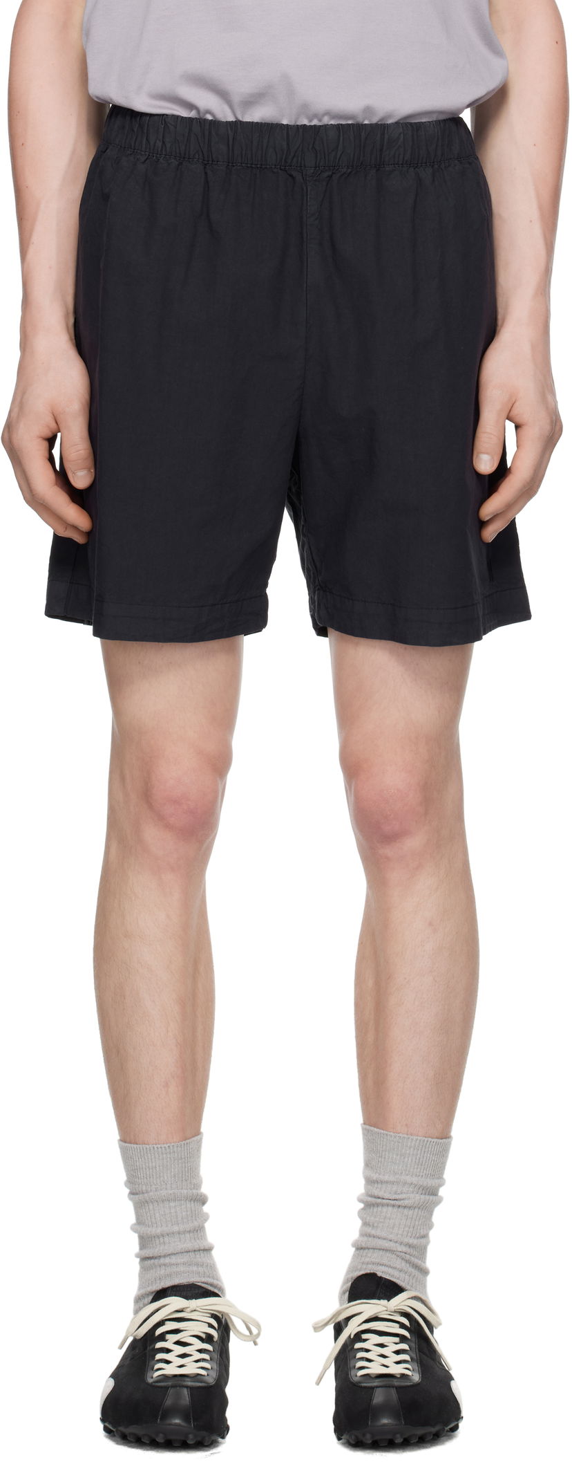 Shorts NORSE PROJECTS Norse Projects Per Cotton Tencel Shorts Svart | N35-0616