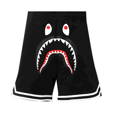 Shorts BAPE Shark Basketball Sweat Shorts Svart | 1H30 153 015 BLAC, 0