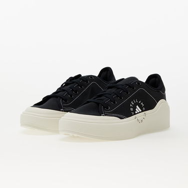 Sneakers och skor adidas Performance Stella McCartney x Court Cotton Core Black/ Core Black/ Off White Svart | HP5702, 4