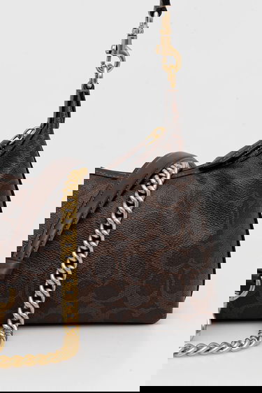 Axelväska Coach Juliet Monogram Crescent Shoulder Bag Brun | CAM26, 2