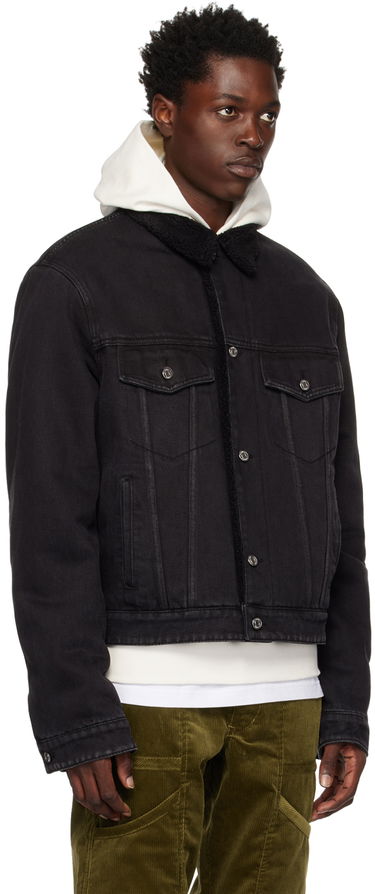 Jacka We11done We11done Regular Fit Denim Jacket Svart | WD-DJ3-22-362-U-BK, 1