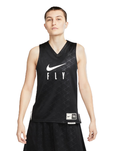Jersey Nike Standard Issue Basketball Jersey Svart | DX3952-010