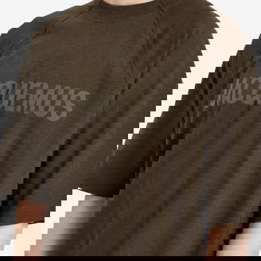 T-shirt Jacquemus Jacquemus Typo Chest Logo T-Shirt, Size Large Brun | 24H245JS212-2011-080, 5