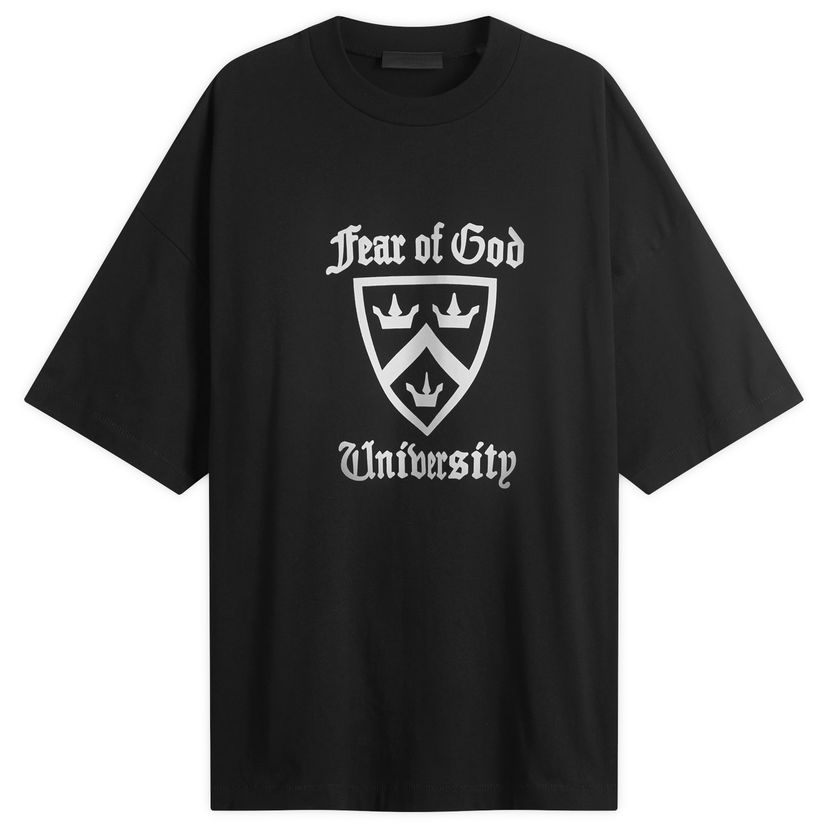 T-shirt Fear of God Essentials University T-Shirt Svart | 125HO242000F