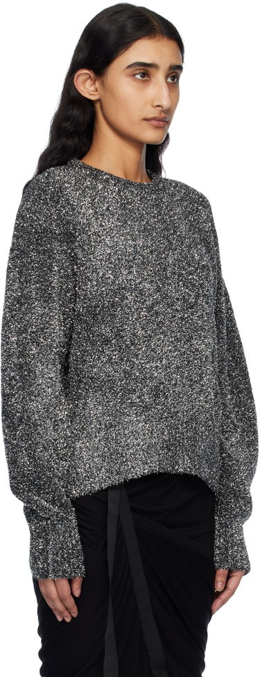 Sweater Helmut Lang Helmut Lang Apex Lurex Crew Sweater Metallisk | O10HW706, 1