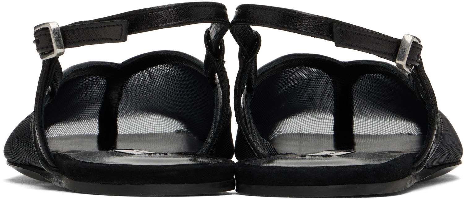 Tillbehör AMI AMI Paris Slingback Ballerina Flats Svart | FSV807.AW0076, 1