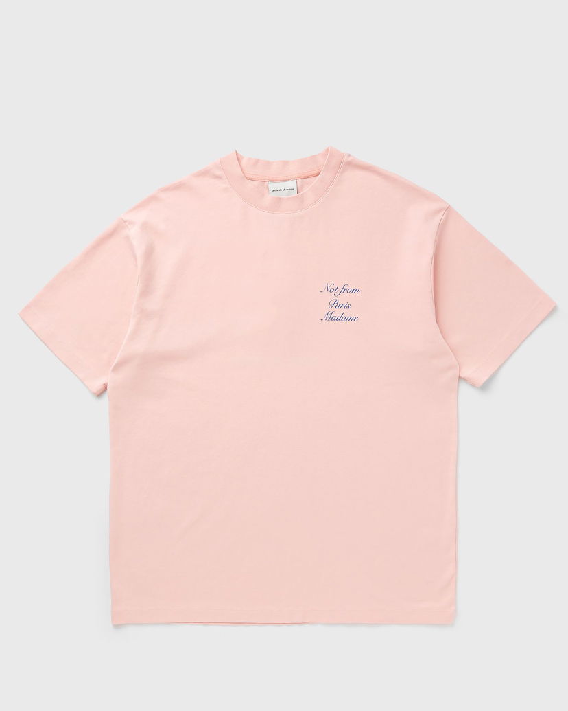 T-shirt Drôle de Monsieur Drole de Monsieur Le Cursive Slogan T-Shirt Rosa | G-TS209-CO002-LPI