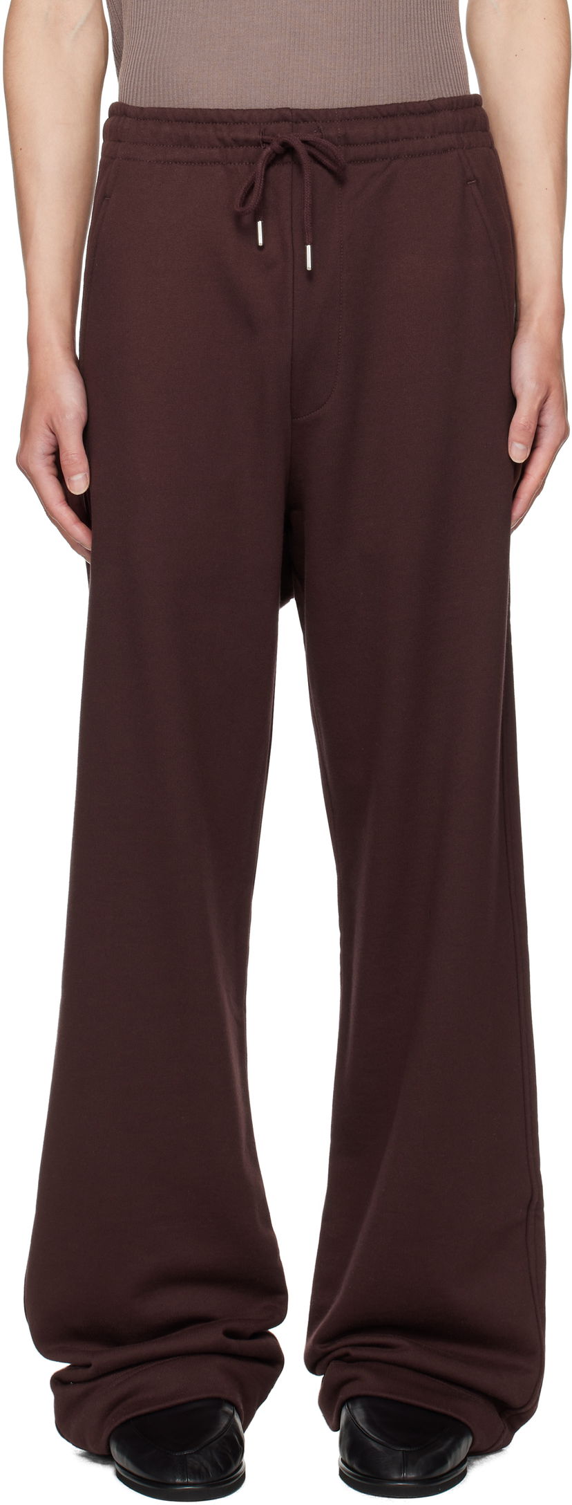 Träningsbyxor Dries Van Noten Dries Van Noten Drawstring Sweatpants Brun | 252-021156-2611