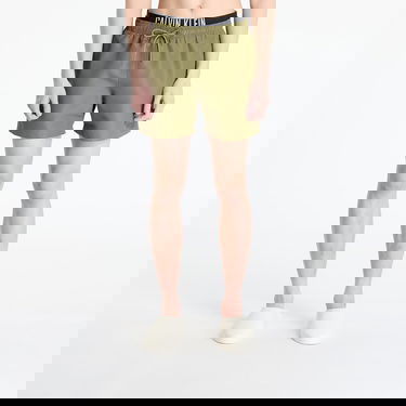 Badkläder CALVIN KLEIN Calvin Klein Jeans Medium Double WB Boardshorts Grön | KM0KM01093 LB6, 0