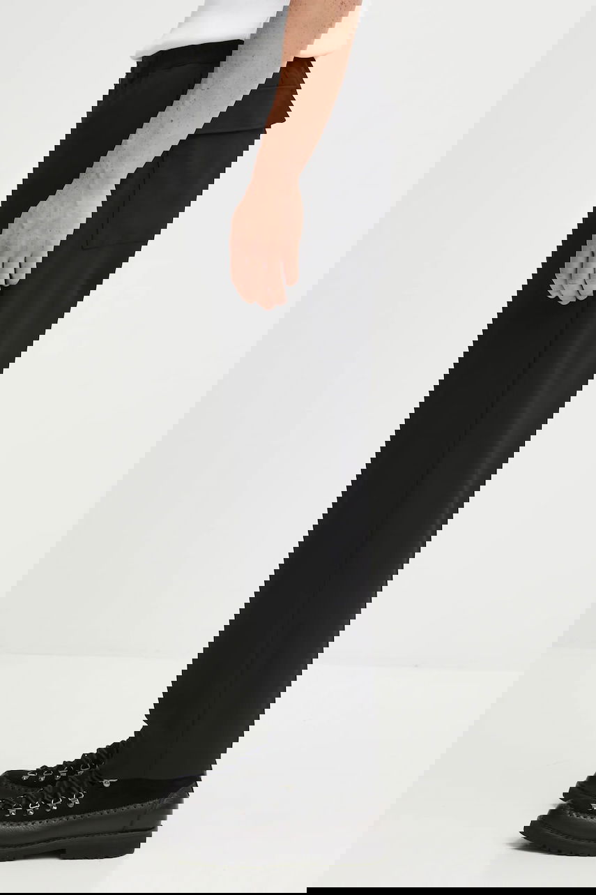 Byxor Neighborhood Wool Blend Tapered Silhouette Pants Svart | 252ZANH.PTM03, 1