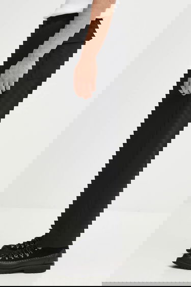 Byxor Neighborhood Wool Blend Tapered Silhouette Pants Svart | 252ZANH.PTM03, 1