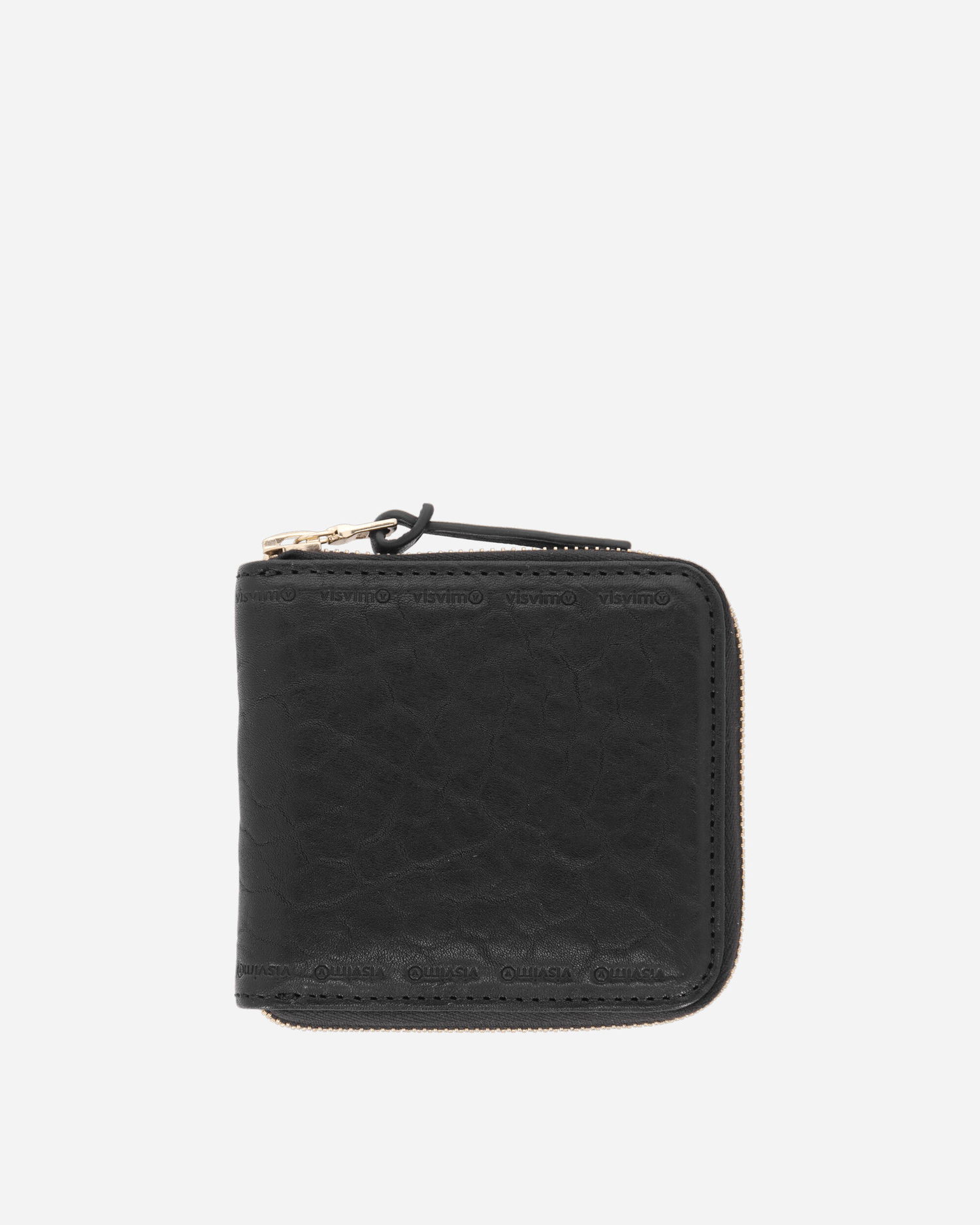 Plånbok visvim Leather Bi-Fold Wallet Black Svart | 0124203003024 BLACK, 1