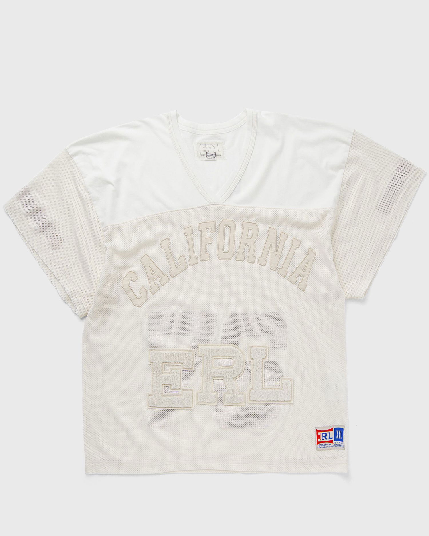 Jersey ERL ERL California Football Jersey Vit | ERL09T007, 0