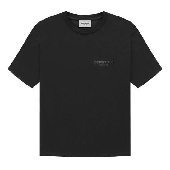T-shirt Fear of God Essentials Short Sleeve Tee Svart | FOG-FW21-221, 0