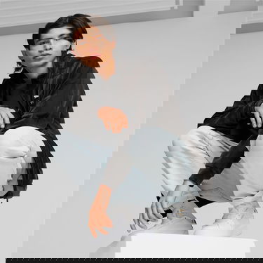 Jacka Puma T7 Veloursjacke Svart | 621305_01, 2