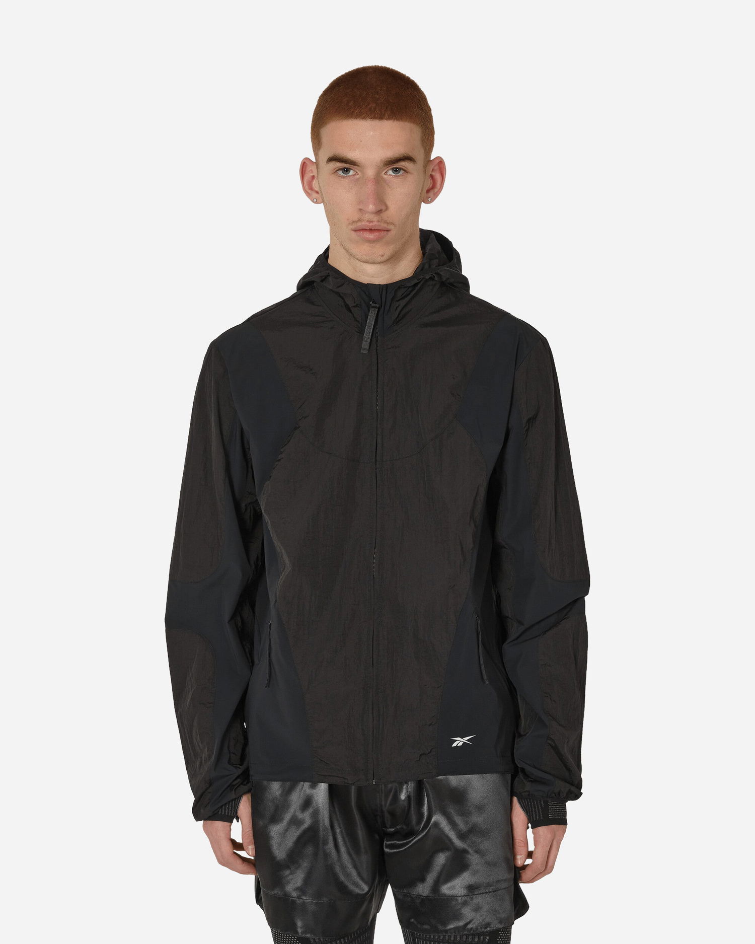 Jacka Reebok Paneled Running Jacket Black Svart | RMVL001C99FAB001, 1