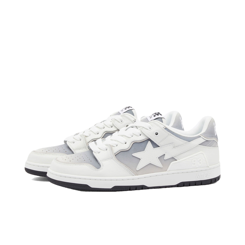 Sneakers och skor BAPE A Bathing Ape Men's Bape Sk8 Sta #4 Sneaker White Vit | 001FWJ801058I-WHT