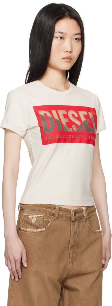T-shirt Diesel T-shirt Slim Fit Graphic Print Vit | A17082 0SHAY, 1