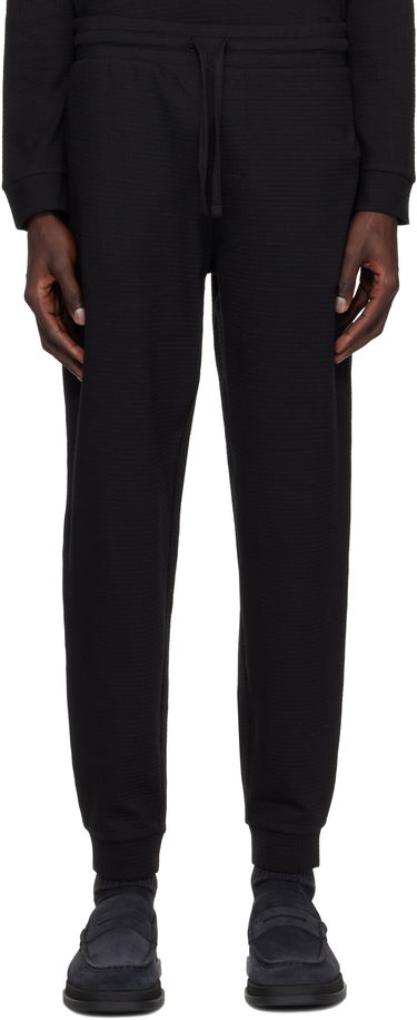 Träningsbyxor BOSS Hugo Embroidered Logo Sweatpants Svart | 50532012, 0