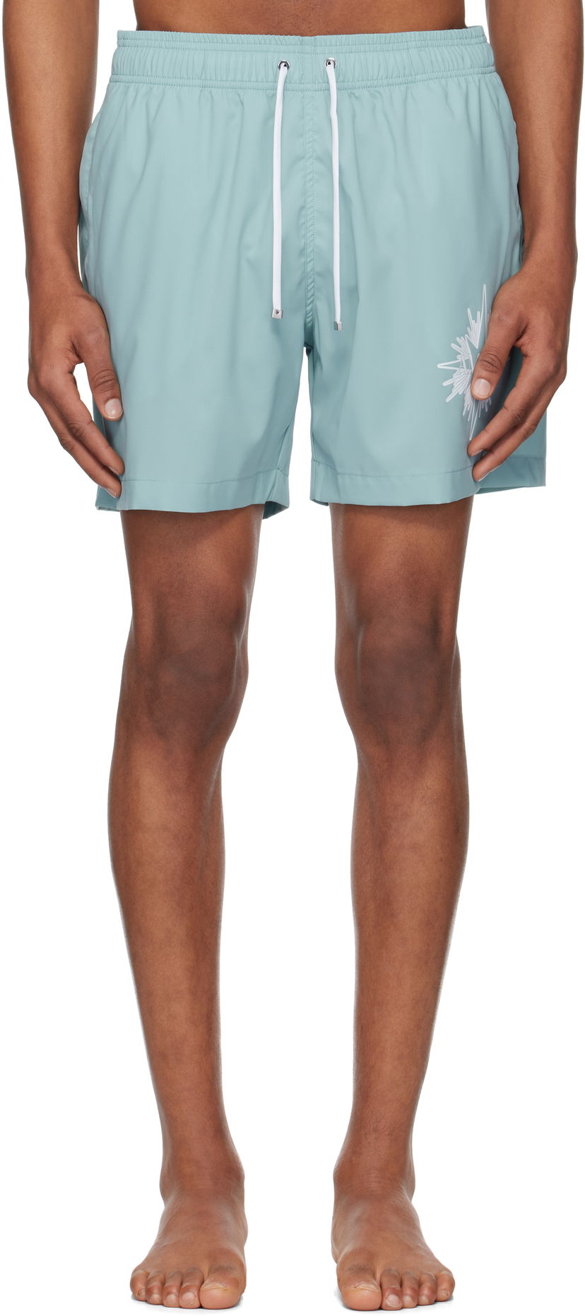 Badkläder AMIRI AMIRI Starburst Swim Shorts Grön | AMSWTK1032