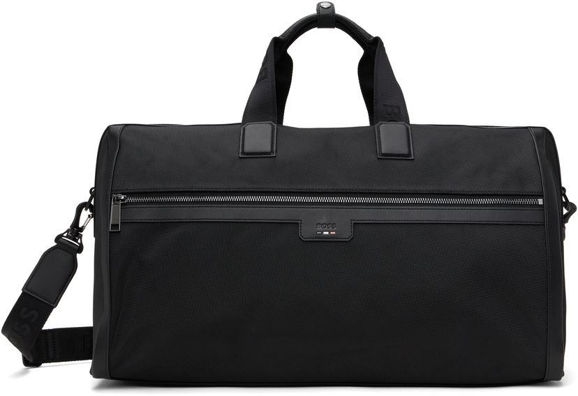 Resväska BOSS BOSS Canvas Duffle Bag Svart | 50541469