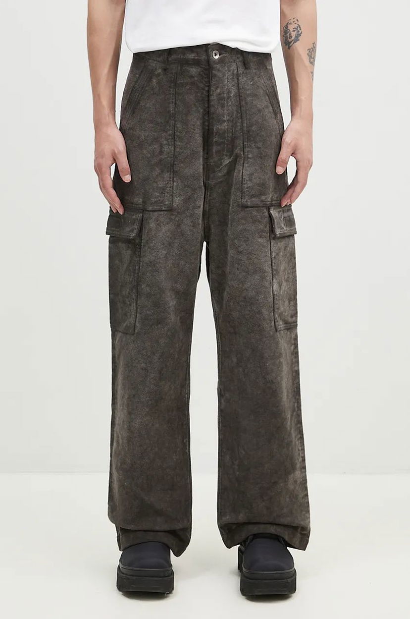 Cargo byxor Rick Owens Cargo Trousers Grå | DU02D2354.MO