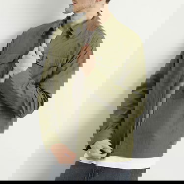 Skjorta Fred Perry Fred Perry Zip Through Overshirt Grön | M5684-X21, 5