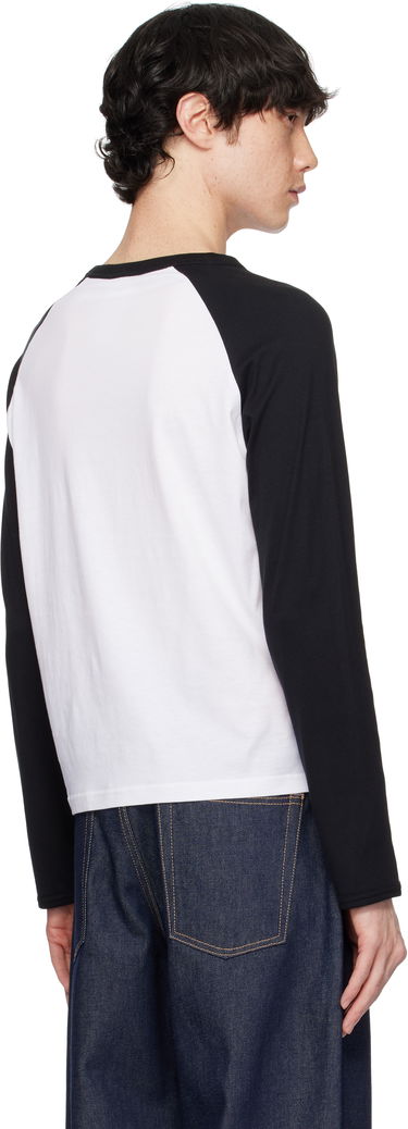 T-shirt Acne Studios Acne Studios Regular-Fit Long Sleeve T-Shirt Vit | CL0320-, 2