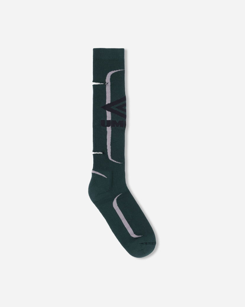 Strumpor Umbro Performance Logo Crew Socks Grön | UBMW0359YA15 GRN0010