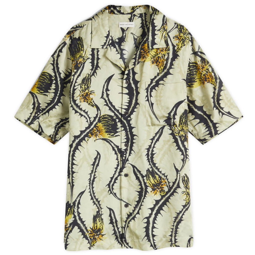Skjorta Dries Van Noten Dries Van Noten Carltone Vacation Shirt Beige | 251-020742-1001-206