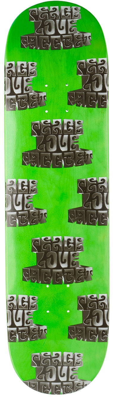Flexstyle PACCBET Rassvet Green 3D Skateboard Deck, 8.1 in Grön | PACC10SK14
