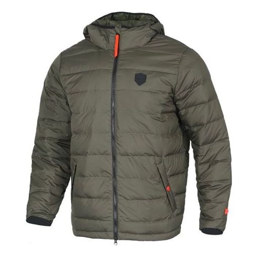 Pufferjacka Nike Hooded Down Jacket Grön | AT3911-325