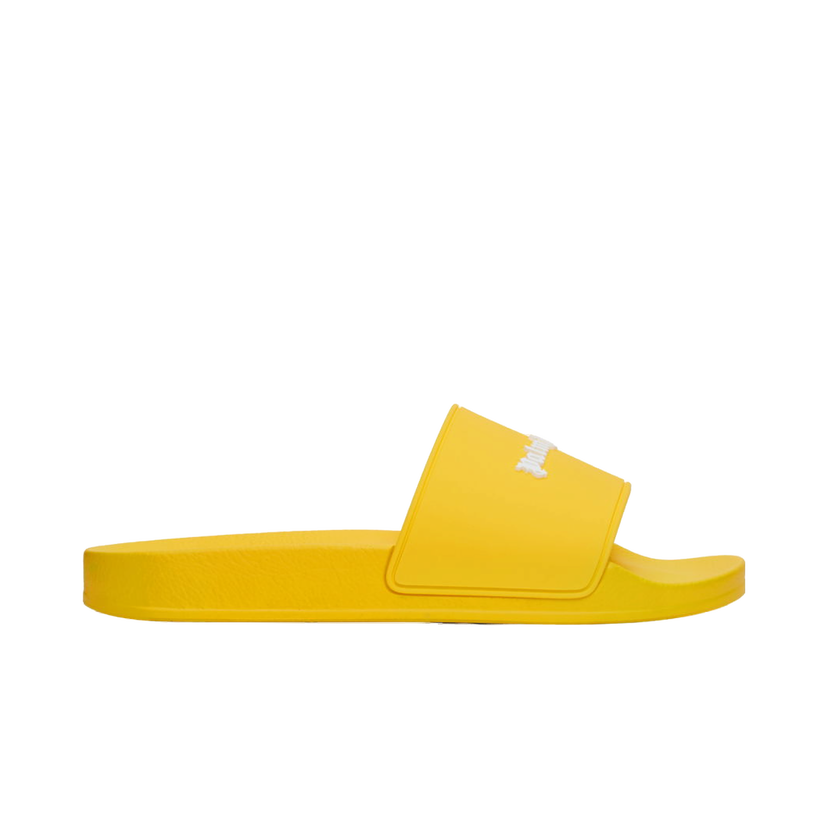 Sneakers och skor Palm Angels Yellow Logo Pool Slides Gul | PMIC011F24MAT0016565