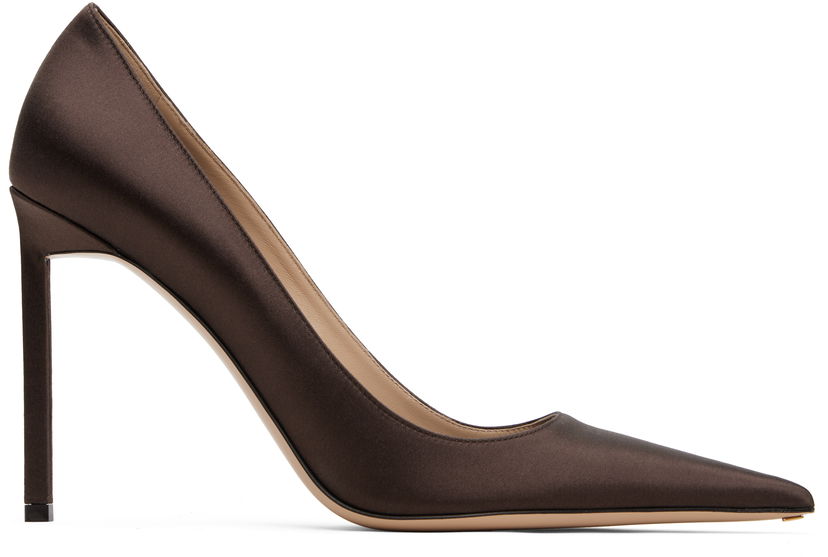 Smycke Tom Ford TOM FORD Betty Satin Heels Brun | W3721-TSA001N