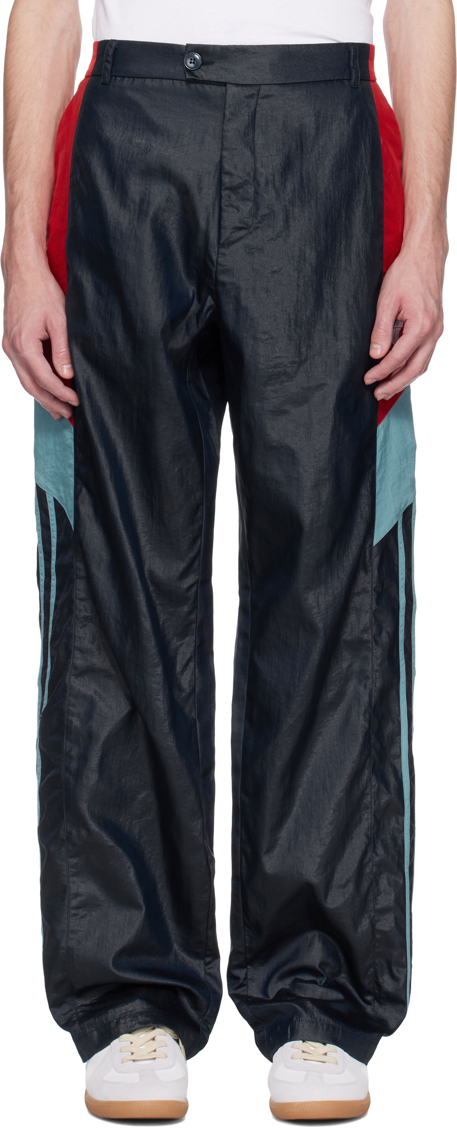 Träningsbyxor Martine Rose Martine Rose Paneled Track Pants Svart | 174WP10504, 0