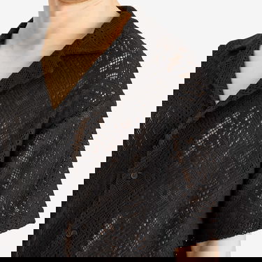 Skjorta Represent Clo Represent Crochet Shirt Svart | MLM3837-01, 5