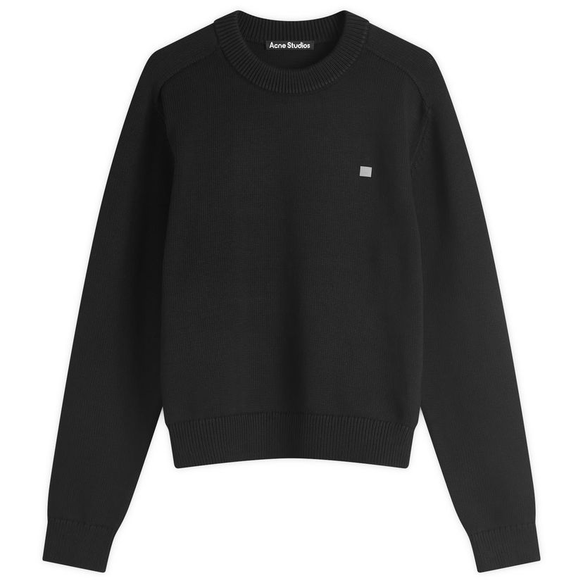 Sweater Acne Studios Kolos Cotton Crew Sweat, Size X-Small Svart | C60102-900